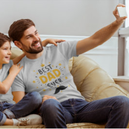 Geschenk für die moderne Typografie Bester Vater j T-Shirt