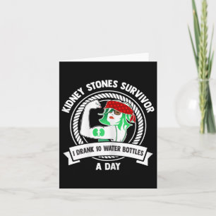 Geschenk für die Operation der Niere - Flexodrucke Karte