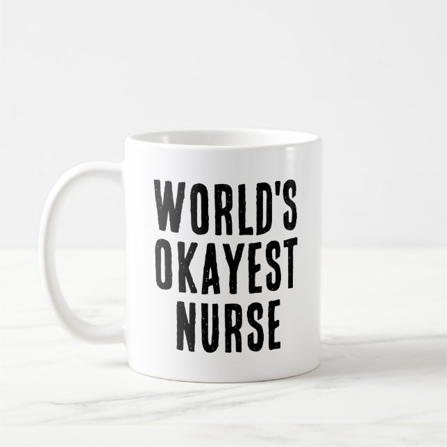 Geschenk für die Weltbesten Krankenschwestern Kaffeetasse (Links)