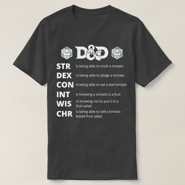 Geschenk für Dungeons T-Shirt (Design vorne)