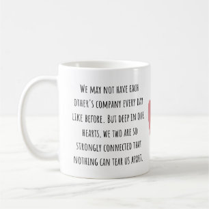 Geschenk für eine Freundschaft auf Distanz Kaffeetasse
