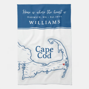 Geschenk für eine neue Zuhause in Harwich MA Geschirrtuch