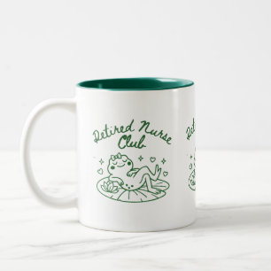 Geschenk für eine pensionierte Krankenschwester: L Zweifarbige Tasse