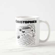 Geschenk für eine Rasenturf-Schicht mit Name Coffe