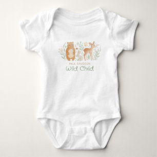 Geschenk für eine süße Waldtier-Babyparty Baby Strampler