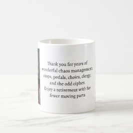 Geschenk für einen ausscheidenden Organisten oder Kaffeetasse