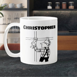 Geschenk für einen Gerüstarbeiter mit individuelle Jumbo-Tasse