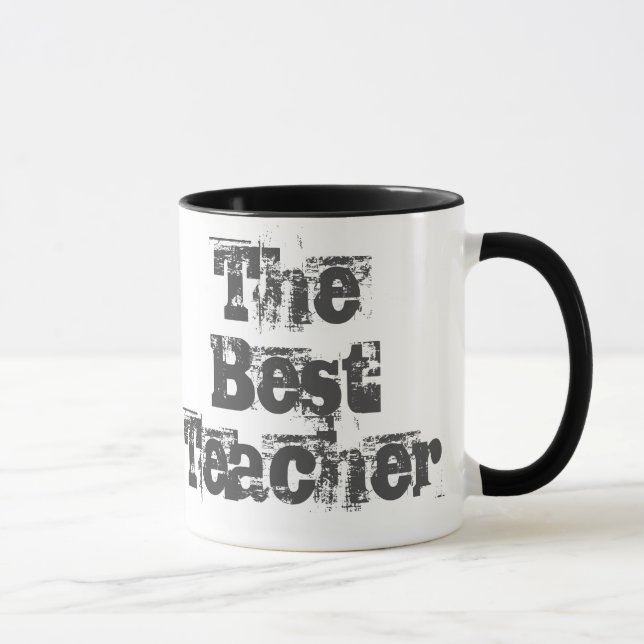 Geschenk für einen Lehrer - Zwei-Tone-Kaffee-Tasse Tasse (Rechts)