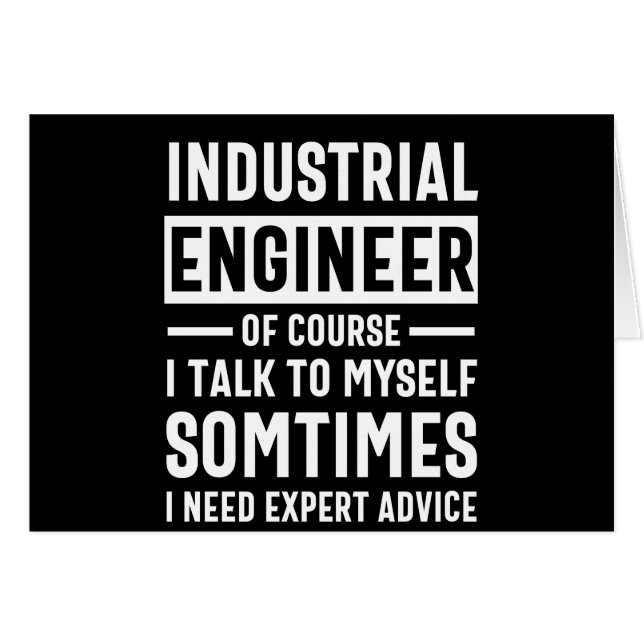 Geschenk für einen lustigen Industrieingenieur (Vorderseite (Horizontal))