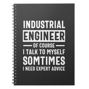 Geschenk für einen lustigen Industrieingenieur Notizblock