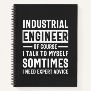 Geschenk für einen lustigen Industrieingenieur Notizbuch