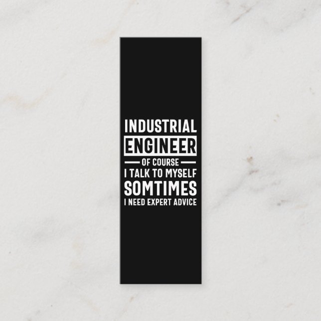 Geschenk für einen lustigen Industrieingenieur Treuekarte (Vorderseite)