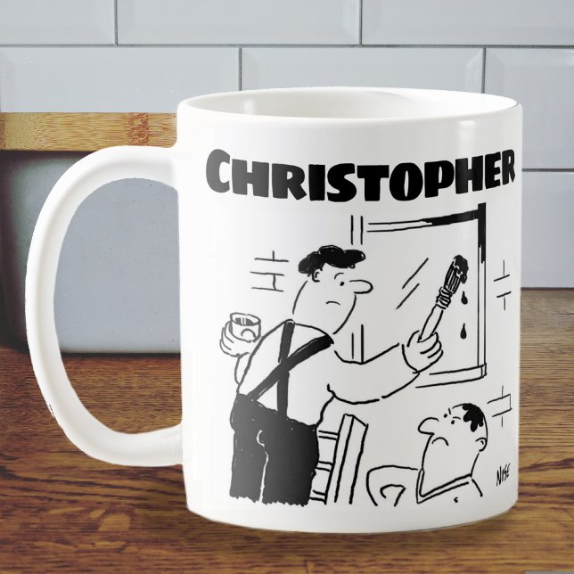 Geschenk für einen Maler und Dekorator mit Namen Kaffeetasse (Von Creator hochgeladen)
