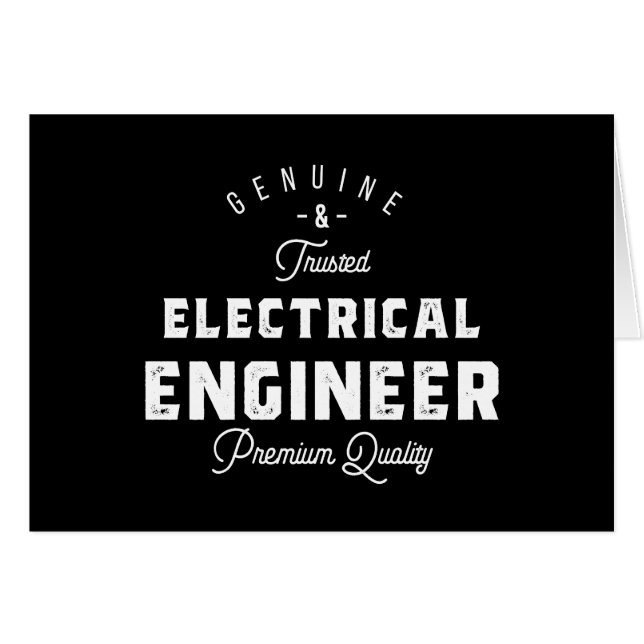 Geschenk für Elektroingenieur (Vorderseite (Horizontal))