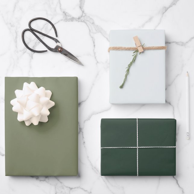 Geschenk für Evergreen Forest Geschenkpapier Set (Vorderseite)