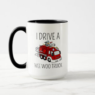 Geschenk für Feuerwehrmann, Feuerwehrauto, Feuerwe Tasse