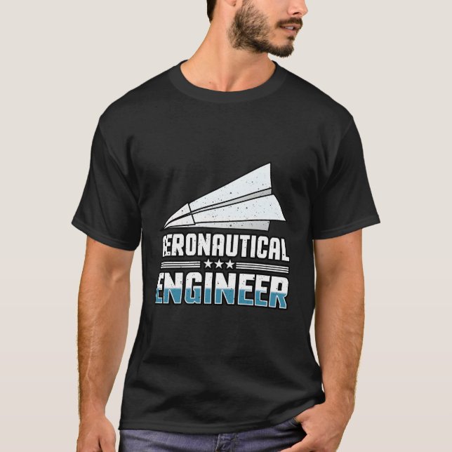 Geschenk für Flugzeuge des Luftfahrtingenieurs T-Shirt (Vorderseite)