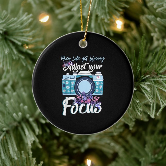 Geschenk für Fotografen - Fotografie Keramik Ornament (Baum)
