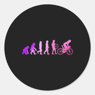 Geschenk für Frauen, die Radfahren lieben, für Mäd Runder Aufkleber