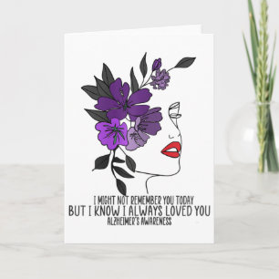 Geschenk für Frauen mit Gedächtnispflege Ich kann Karte