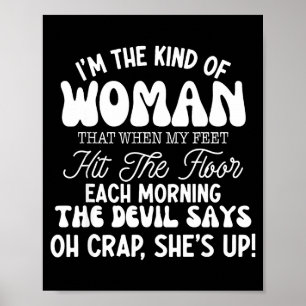 Geschenk für Frauen Motivierender Spruch Selbstbew Poster