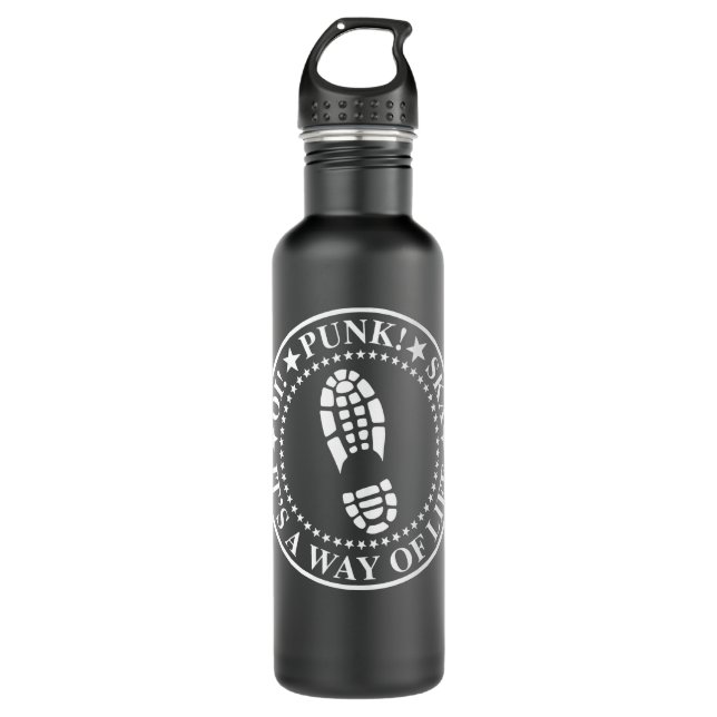 Geschenk für Frauen Punk Ramones Rock Band Niedlic Edelstahlflasche (Vorderseite)