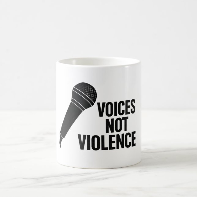 Geschenk für Frieden und Gewaltlosigkeit Kaffeetasse (Mittel)