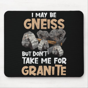 Geschenk für Geologen Lustige Geologie Gesteinswis Mousepad