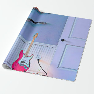Geschenk für Gitarrist Geschenkpapier