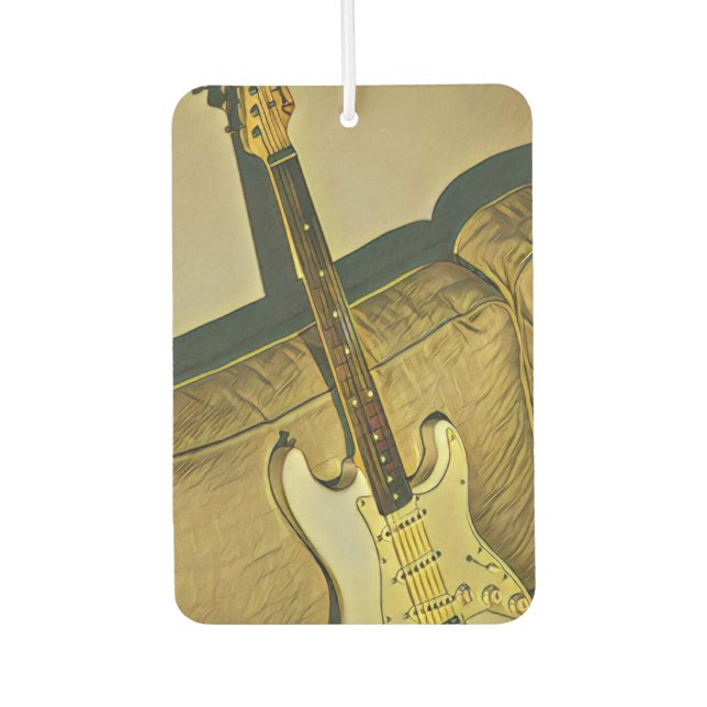 Geschenk für Gitarrist-Gitarrist Autolufterfrischer (Vorderseite)
