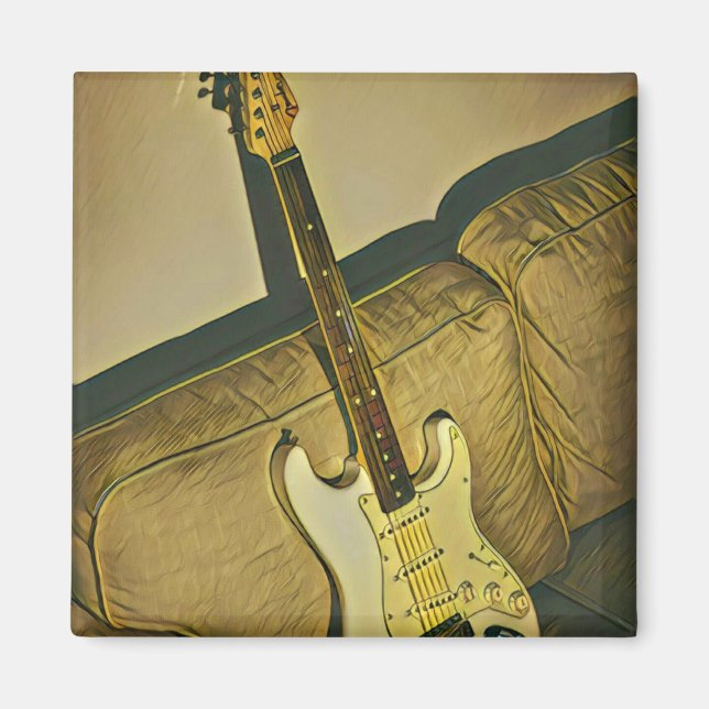 Geschenk für Gitarrist-Gitarrist Magnet (Vorne)