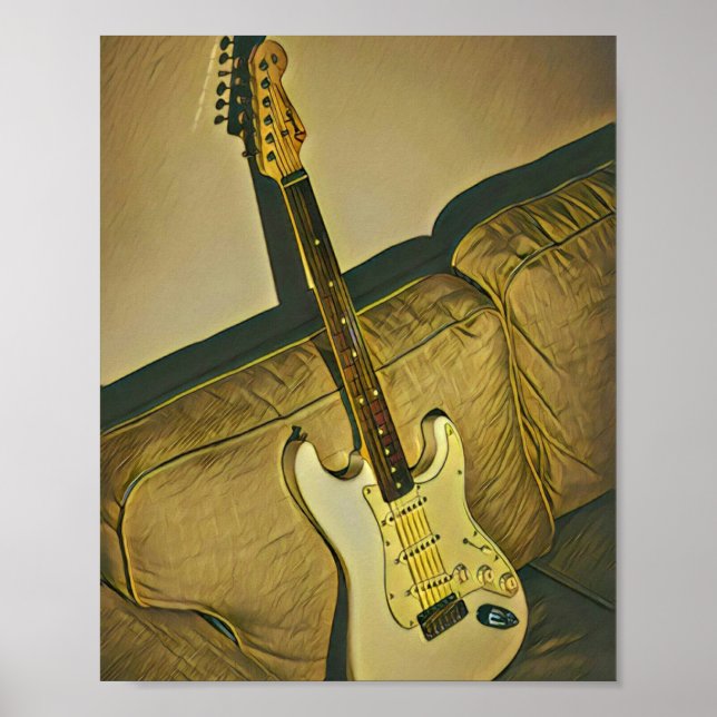 Geschenk für Gitarrist-Gitarrist Poster (Vorne)