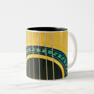 Geschenk für Gitarrist und Freund Zweifarbige Tasse