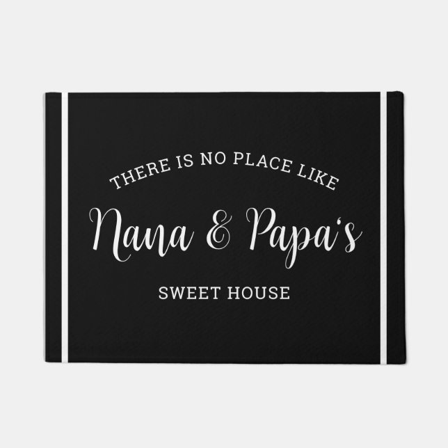 Geschenk für Großeltern Türmatte (Vorderseite)