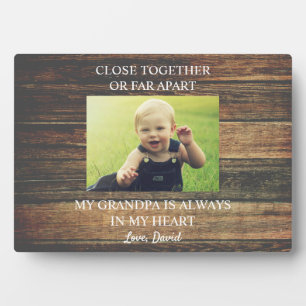 Geschenk für Großvater-Großvater-Liebe über weite Fotoplatte