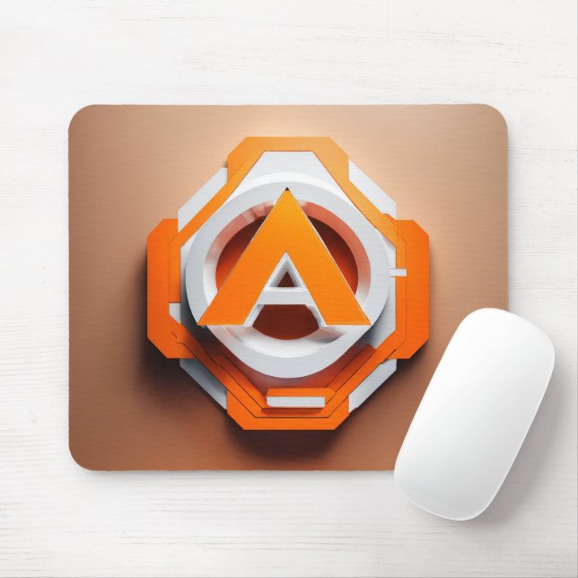 Geschenk für Haroon Modern 3D Foto Grid Mouse Pad Mousepad (Mit Mouse)