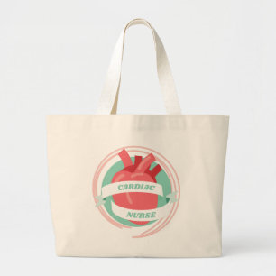 Geschenk für Herzkrankheiten Pflegeteam Gif Jumbo Stoffbeutel