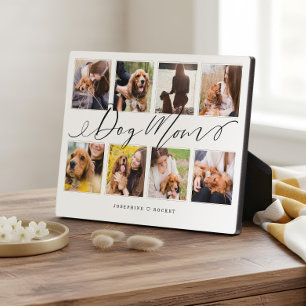 Geschenk für Hundemama Familienfoto-Andenken-Col Fotoplatte