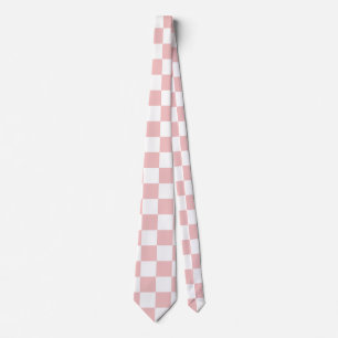 Geschenk für ihn Baby Rosa Schachbrett Krawatte