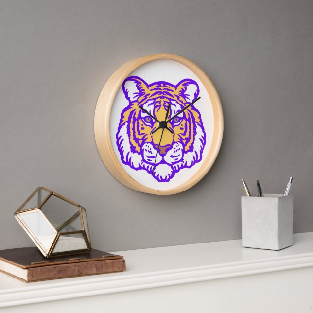 Geschenk für ihn oder ihre Louisiana Tigers Wall C Uhr (Büro)