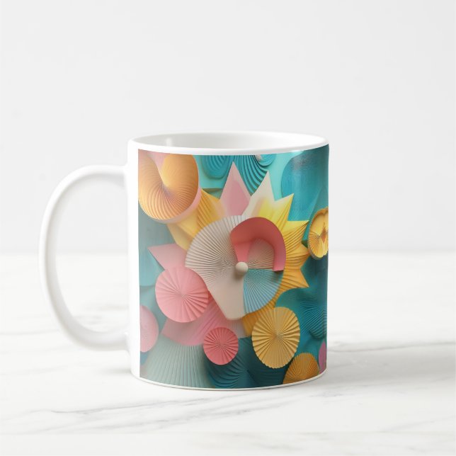 Geschenk für ihre abstrakte Tasse (Links)