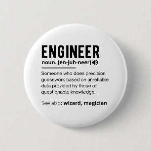 Geschenk für Ingenieurdefinitionen Button