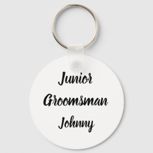 Geschenk für Junior Brautführer mit individuellem  Schlüsselanhänger