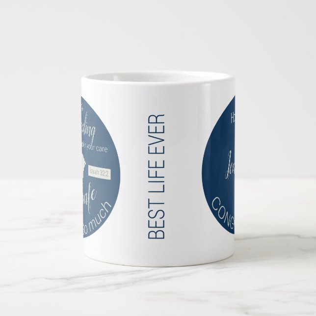 Geschenk für JW-Älteste personalisierter Name, Gem Jumbo-Tasse (Vorderseite)