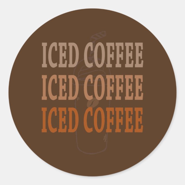 Geschenk für Kaffee Überteuerten Kaffee Runder Aufkleber (Vorderseite)