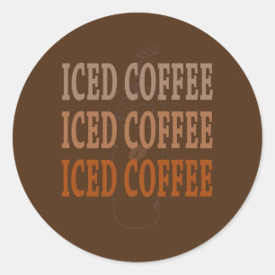 Geschenk für Kaffee Überteuerten Kaffee Runder Aufkleber