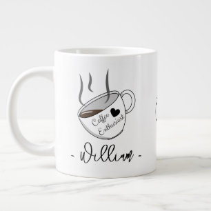 Geschenk für Kaffeeliebhaber   Benutzerdefinierter Jumbo-Tasse