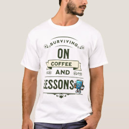 Geschenk für Kaffeeliebte Lehrer T-Shirt