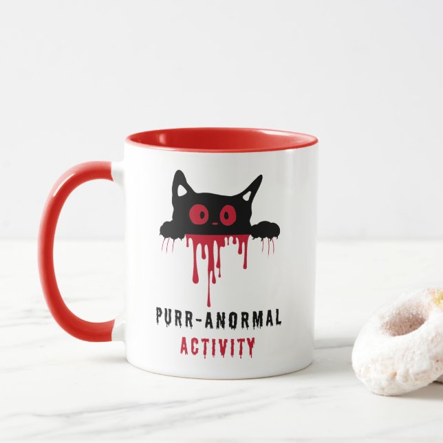 Geschenk für kalte und rote Blutkörperchen Tasse (Mit Donut)