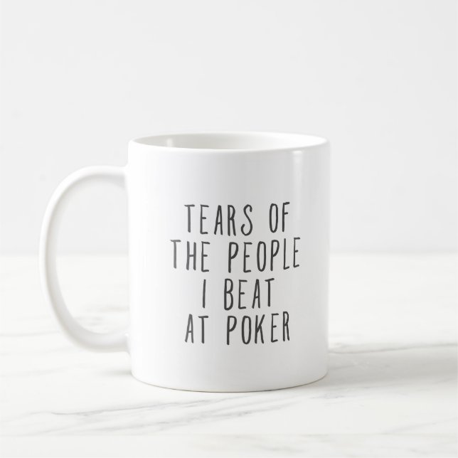 Geschenk für Kartenspieler lustig Coffee Tasse (Links)